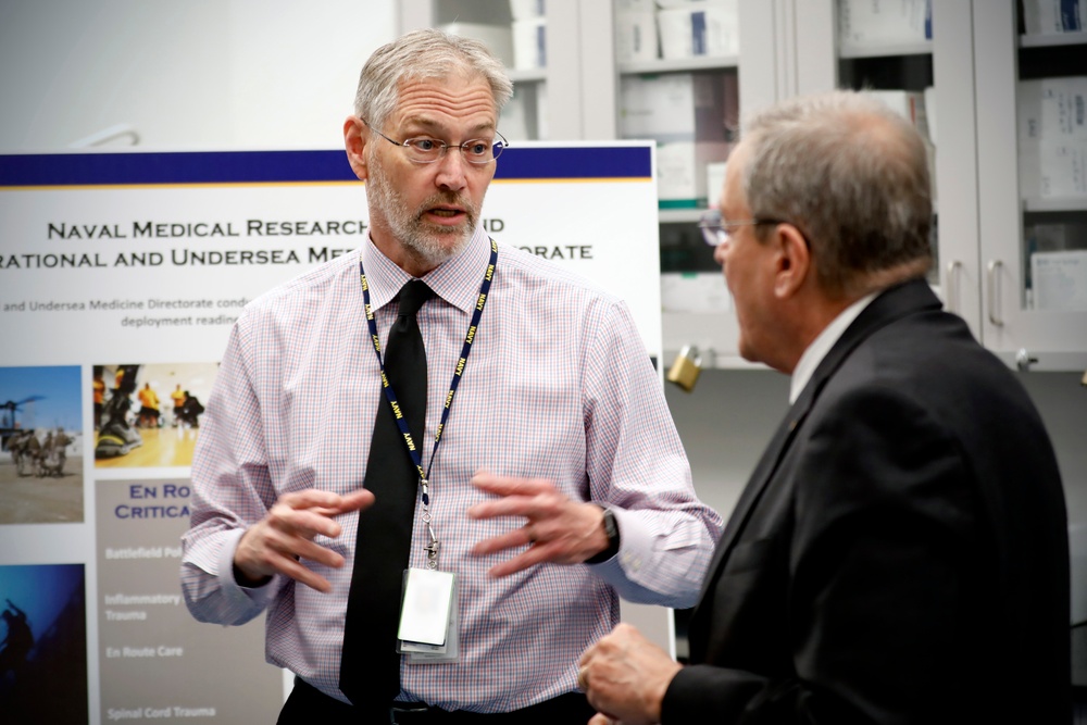 Assistant Secretary of Defense for Health Affairs Visits Naval Medical Research Command