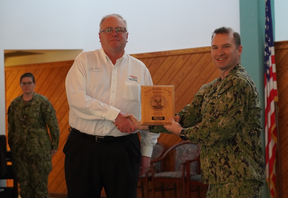 All Hands Award Quarters event at Naval Weapons Station Yorktown