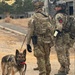 US Army Airborne EOD techs train with Military Working Dog teams on Fort Liberty