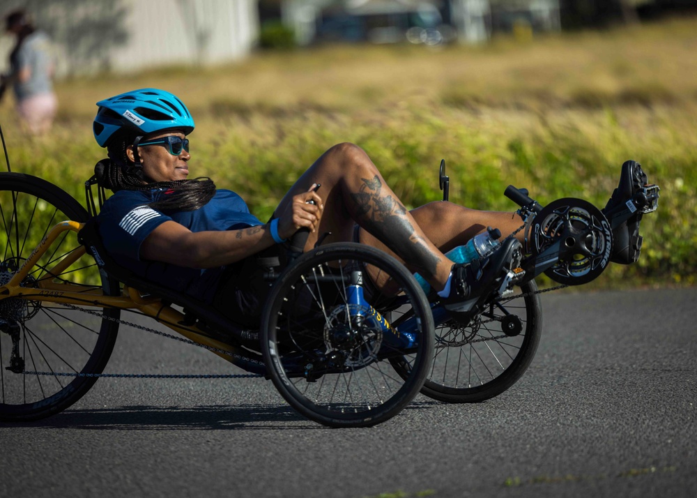 Navy Wounded Warrior Trials at JBPHH - Cycling