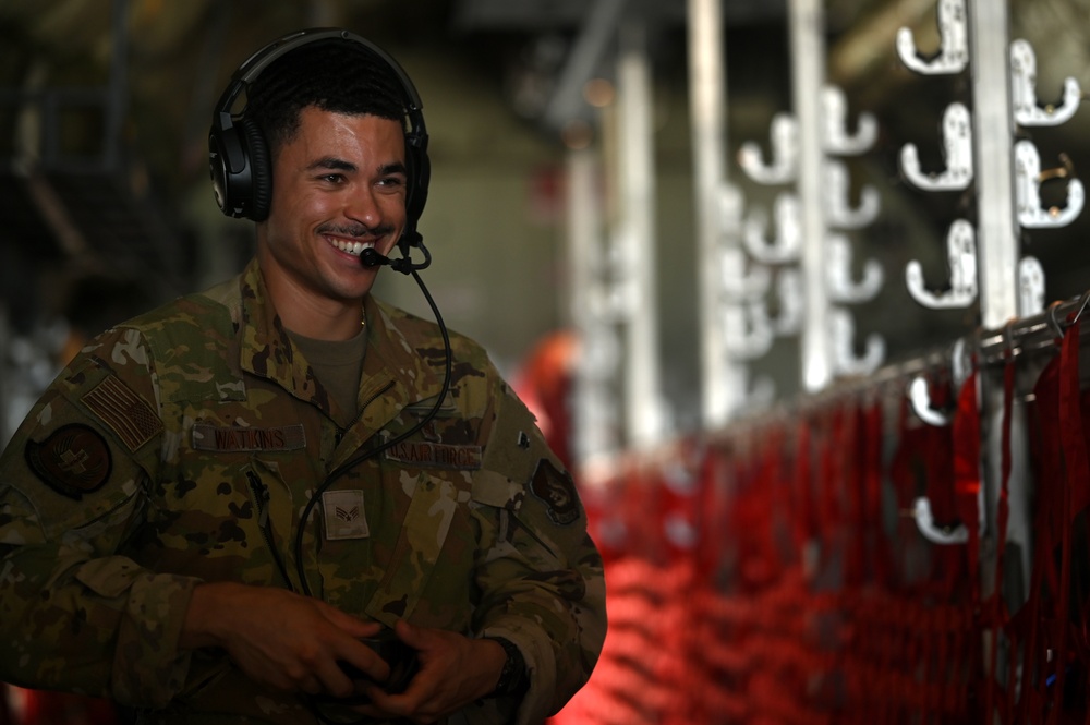 U.S., Australian and Japanese medical personnel conduct a Casualty Evacuation exercise during Cope North 24