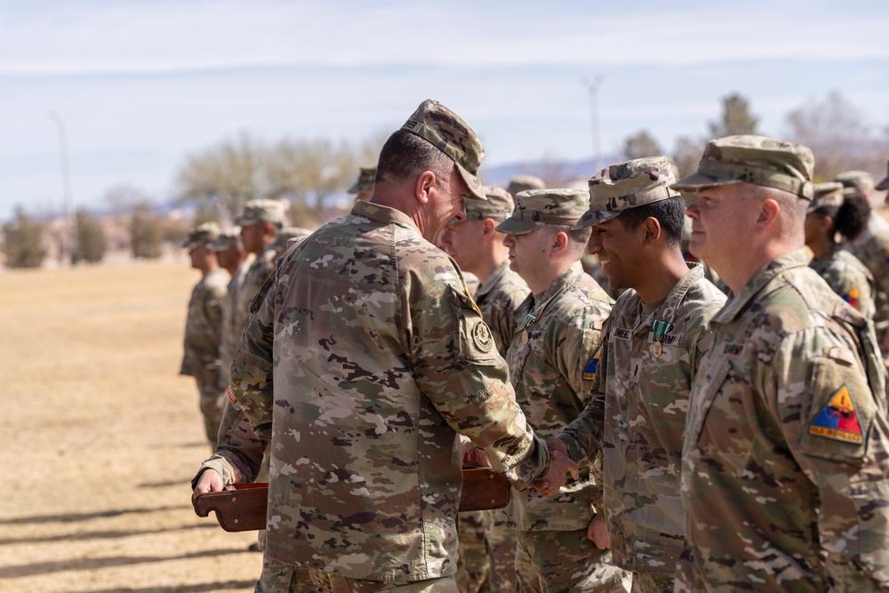 DVIDS - Images - 1st Armored Division Soldiers recognized for their ...