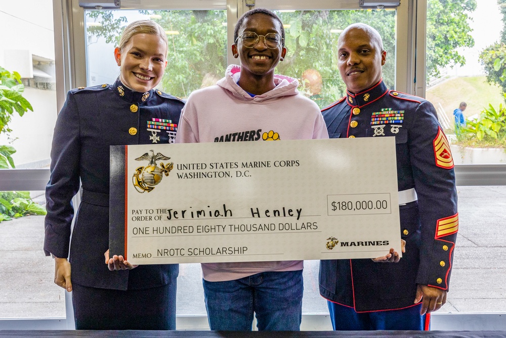 Okinawa students awarded NROTC Scholarship