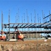 February 2024 barracks construction operations at Fort McCoy