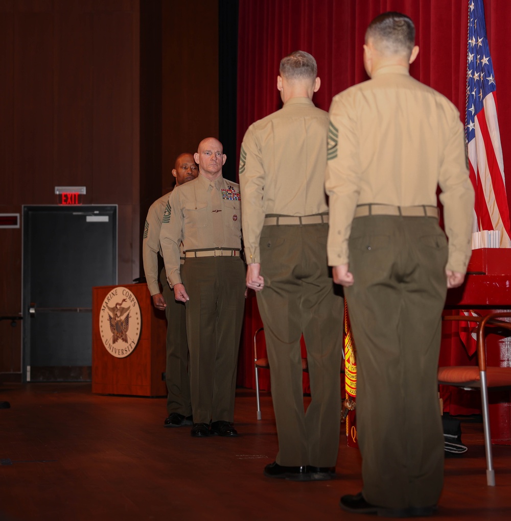 SEAC Sgt. Maj. Black addresses Career and Advanced School graduates