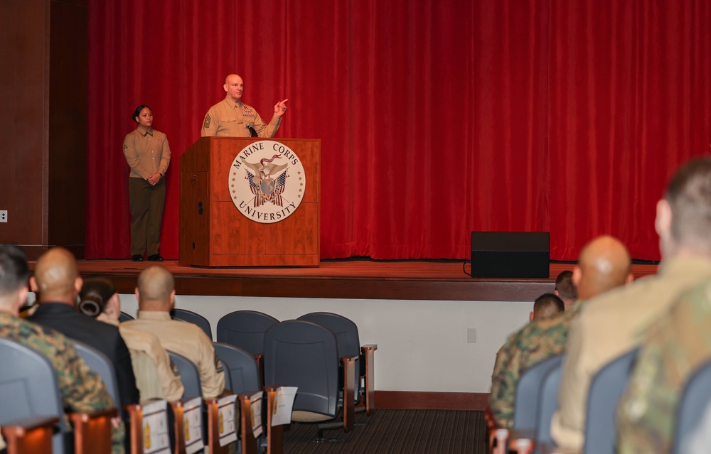 SEAC Sgt. Maj. Black addresses Career and Advanced School graduates