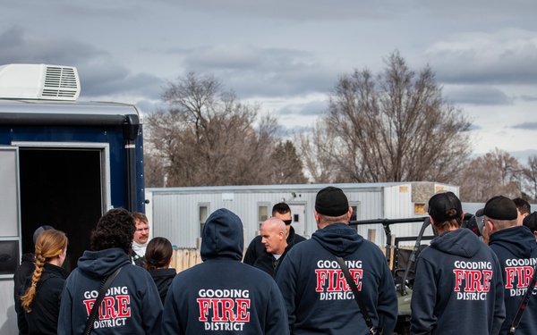 Guardsmen Train Alongside Three Rural Idaho Fire Departments