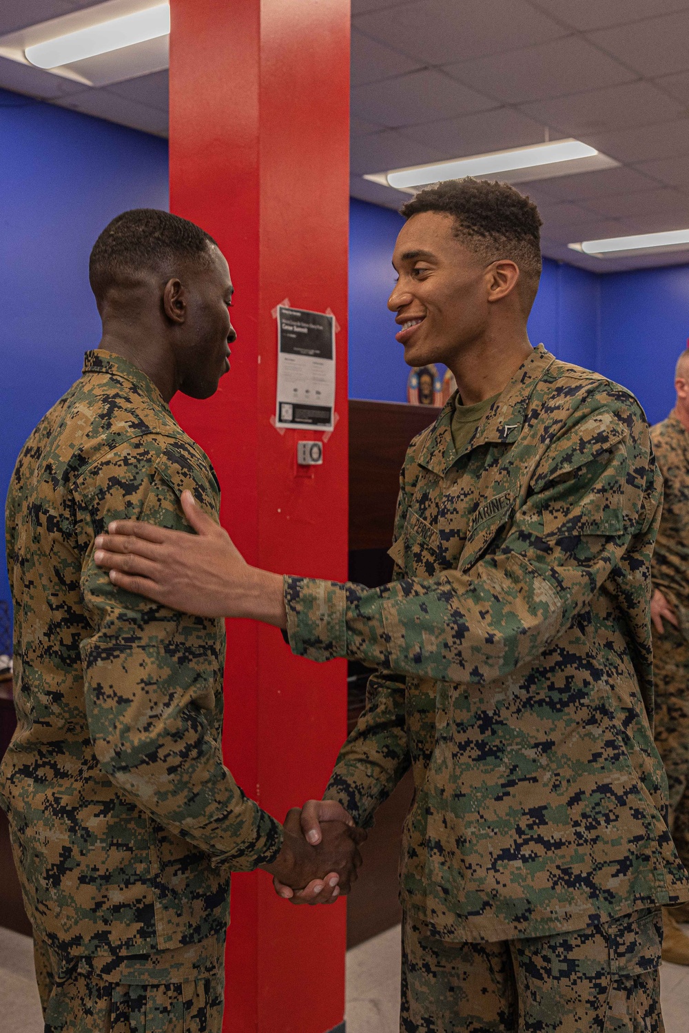 2nd Combat Readiness Regiment Marine Meritoriously Promoted on the Spot