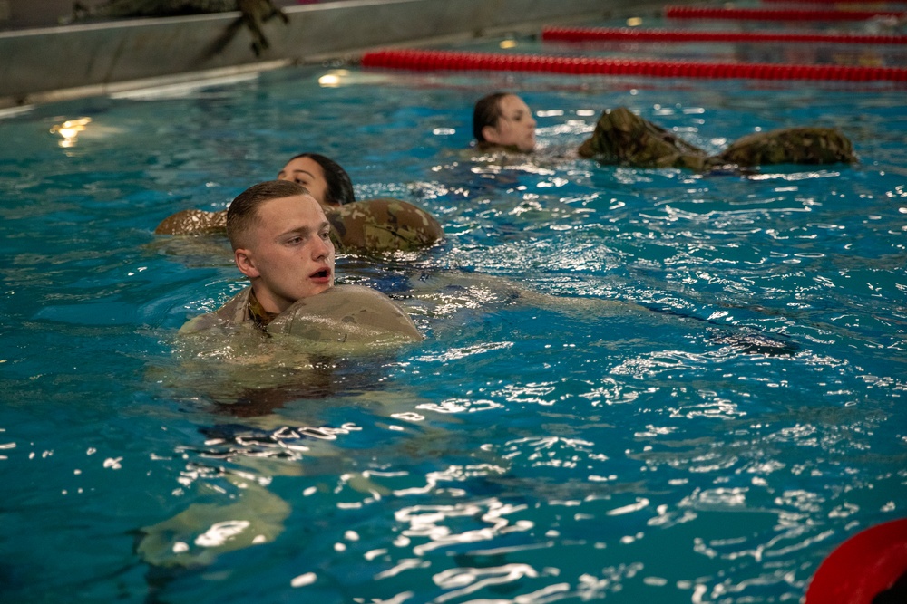 Soldiers with the Medical Readiness Battalion compete for a chance to go to the Medical Readiness Command, West: Best Leader Competition