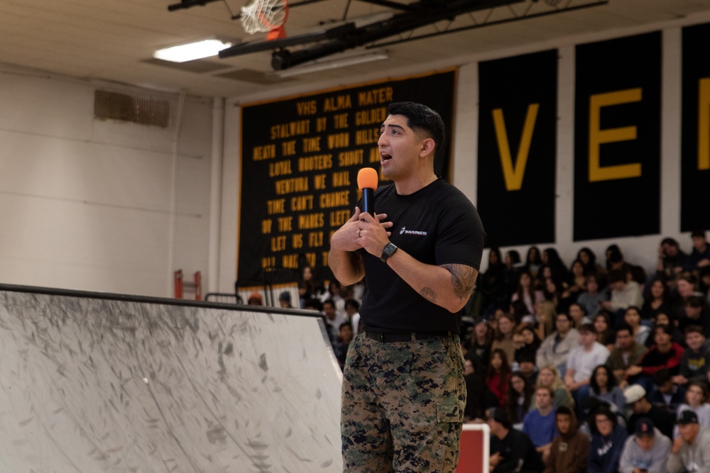 Marines at Ventura No Hate Tour