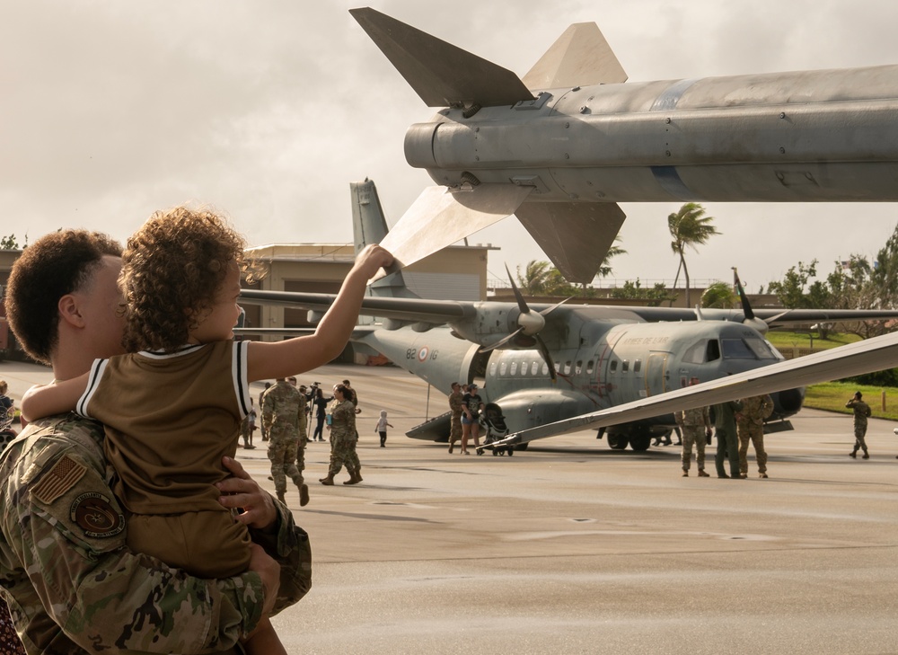 Cope North 24 static display event on Andersen AFB Cope North 24 static display event on Andersen AFB