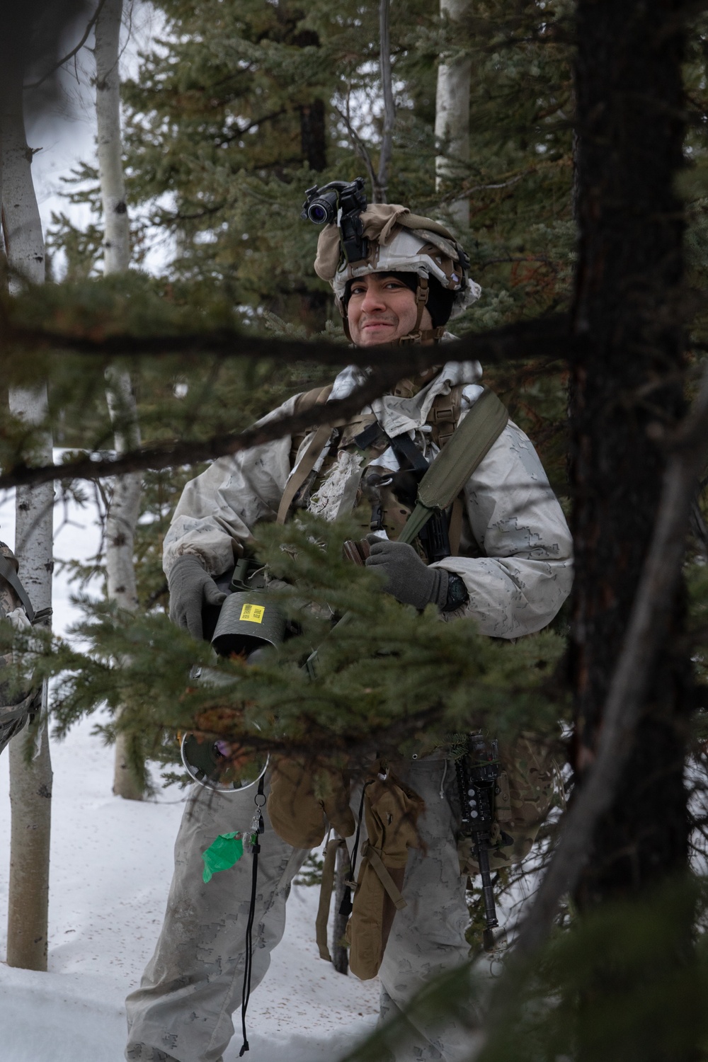 U.S. Army and Mongolian Ground Force Soldiers Prepare for Attack