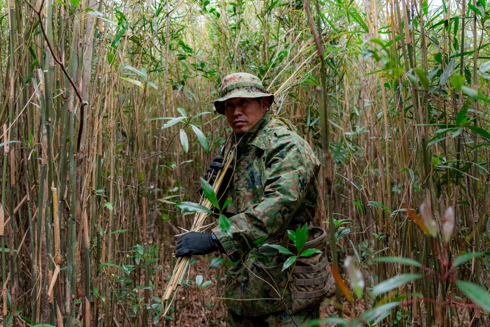 31st MEU, JGSDF exchange jungle survival knowledge