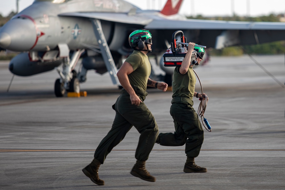 U.S. and allies conduct flight ops out of Guam