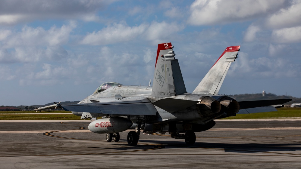 U.S. and allies conduct flight ops out of Guam