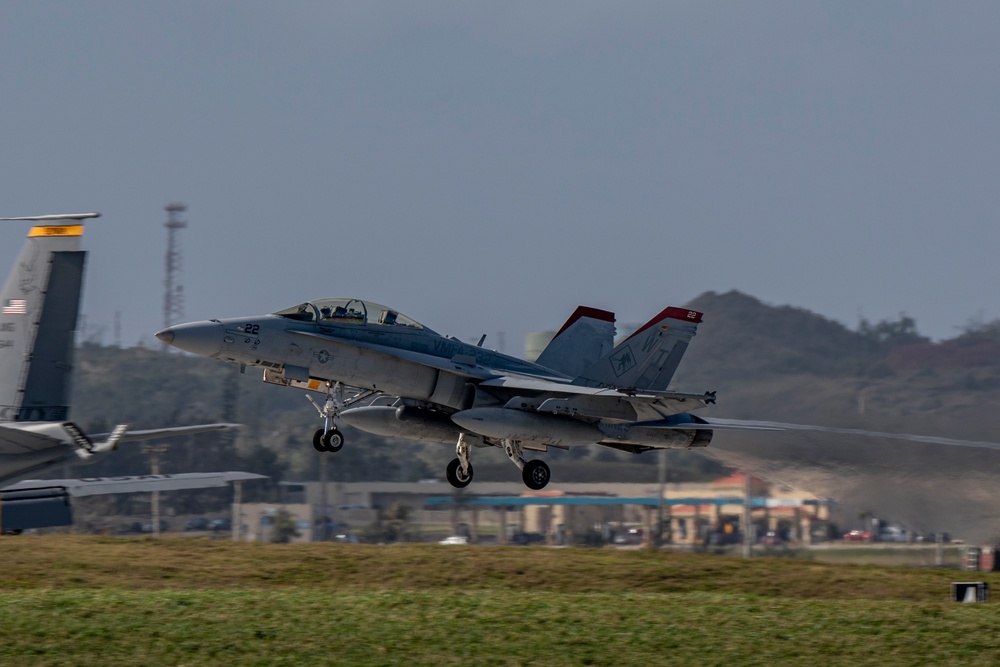 U.S. and allies conduct flight ops out of Guam