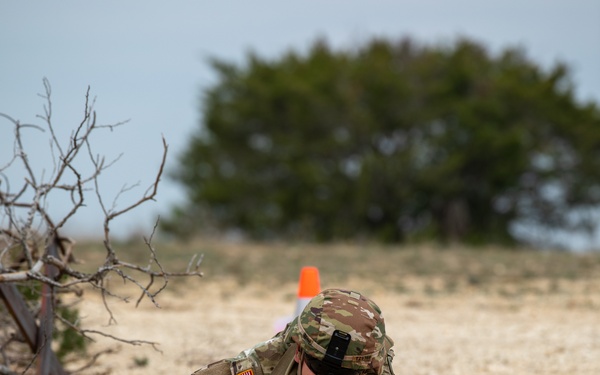 Soldiers with the Medical Readiness Battalion compete for a chance to go to the Medical Readiness Command, West: Best Leader Competition.