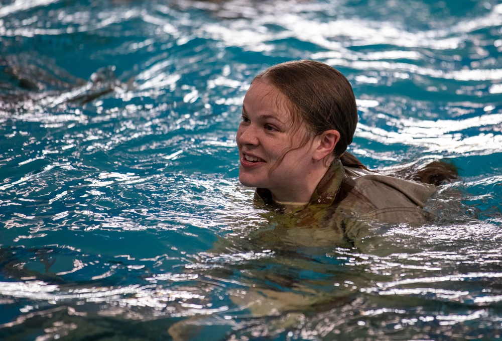 Soldiers with the Medical Readiness Battalion compete for a chance to go to the Medical Readiness Command, West: Best Leader Competition.