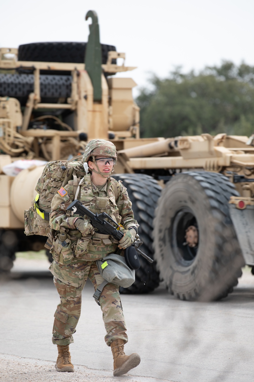 Soldiers with the Medical Readiness Battalion compete for a chance to go to the Medical Readiness Command, West: Best Leader Competition.