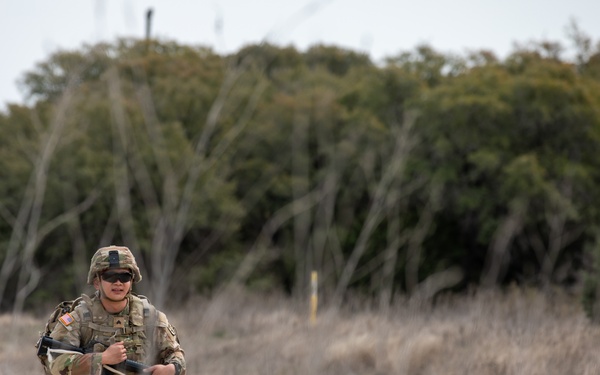 Soldiers with the Medical Readiness Battalion compete for a chance to go to the Medical Readiness Command, West: Best Leader Competition.