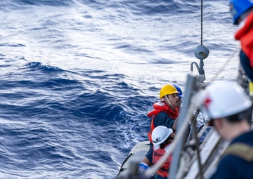 USS Higgins Man Overboard Drill