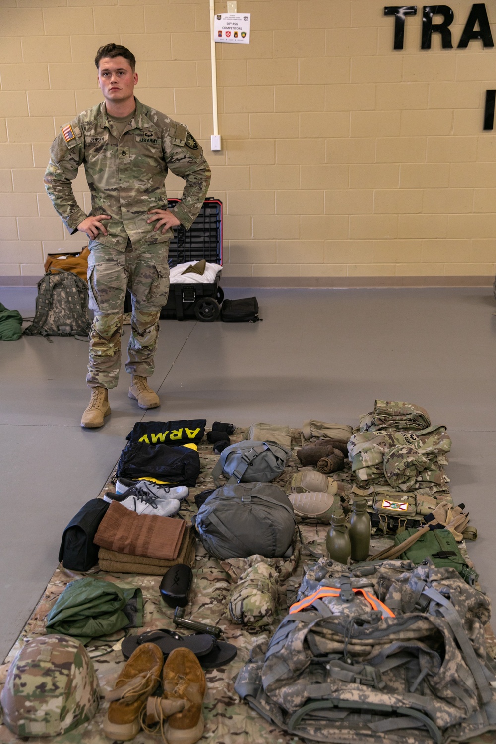 Florida Army National Guard Soldiers check-in on Day 1 of Best Warrior Competition