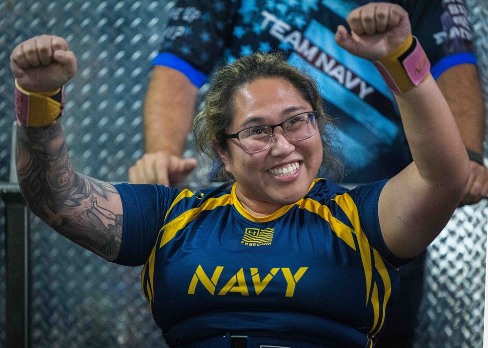 Navy Wounded Warrior Trials at JBPHH - Powerlifting