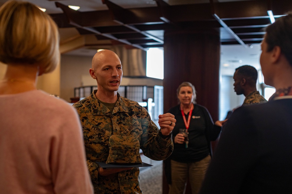 Happy Birthday Navy and Marine Corps Relief Society celebrate their 120th birthday on Marine Corps Air Station Iwakuni