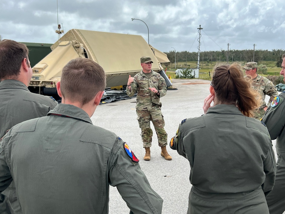 B-52 bomber task force Airmen see 'THAAD' missile defense upclose