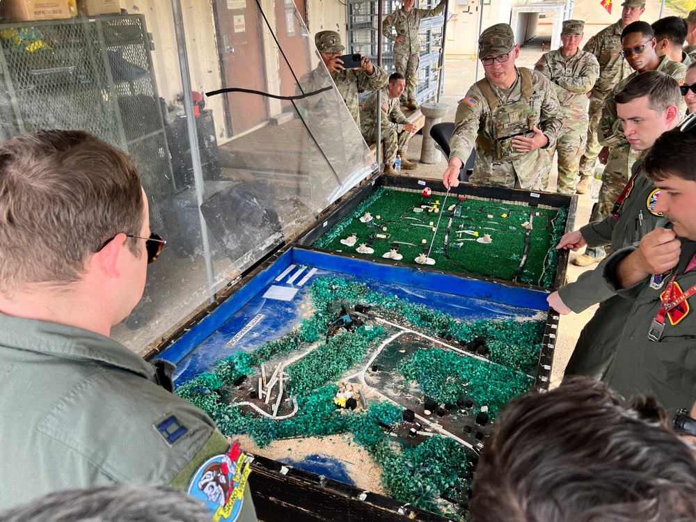 B-52 bomber task force Airmen see 'THAAD' missile defense upclose