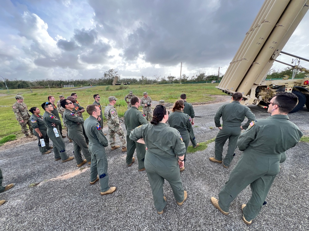 B-52 bomber task force Airmen see 'THAAD' missile defense upclose