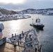 USS Gunston Hall Departs Harstad, Norway to continue Steadfast Defender 24