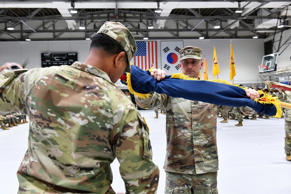 3rd Cavalry Regiment uncases colors in Korea