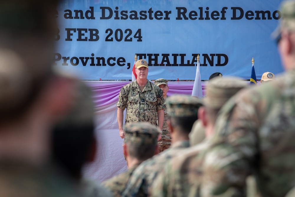Humanitarian Assistance and Disaster Relief training begins at Exercise Cobra Gold 2024