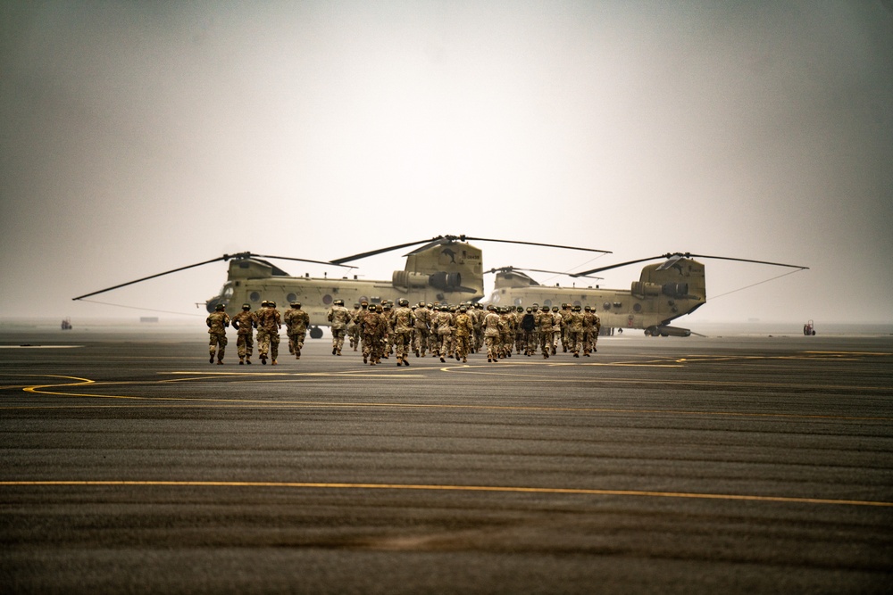 Camp Buehring Air Assualt Aircraft Orientation