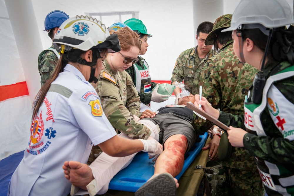 Humanitarian Assistance and Disaster Relief Medical training at Exercise Cobra Gold 2024