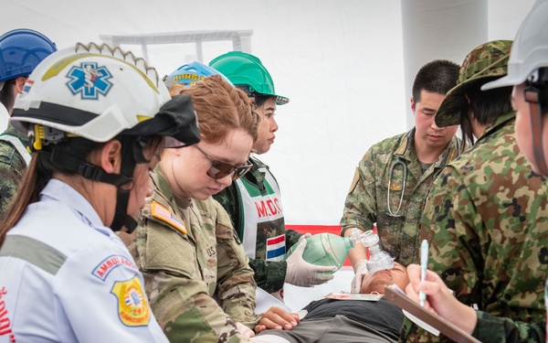 Humanitarian Assistance and Disaster Relief Medical training at Exercise Cobra Gold 2024