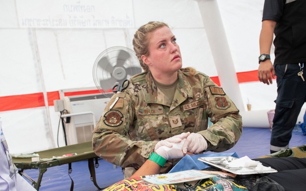 Humanitarian Assistance and Disaster Relief Medical training at Exercise Cobra Gold 2024