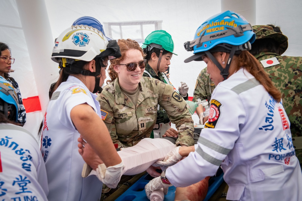 Humanitarian Assistance and Disaster Relief Medical training at Exercise Cobra Gold 2024