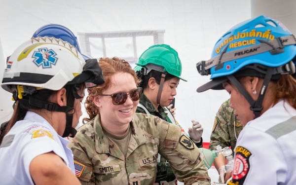 Humanitarian Assistance and Disaster Relief Medical training at Exercise Cobra Gold 2024