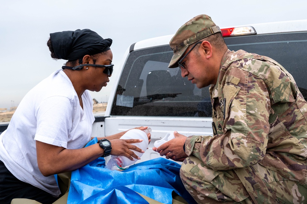 Air Force and Army train together