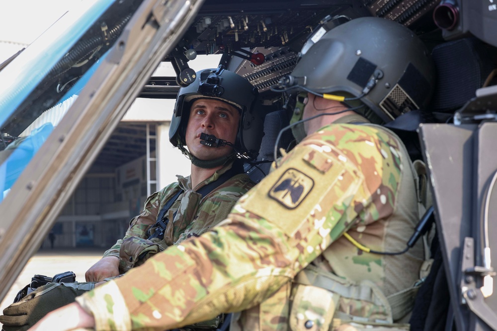 16th CAB Medical Evacuation (MEDEVAC) training with 2-2 SBCT in Sa Kaeo Province for Cobra Gold 2024