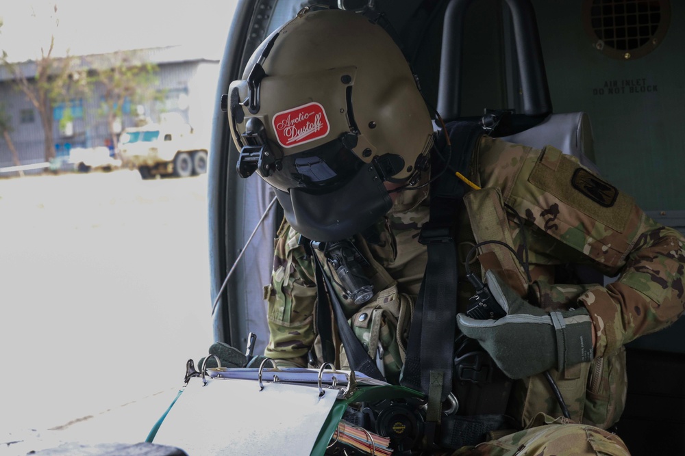 16th CAB Medical Evacuation (MEDEVAC) training with 2-2 SBCT in Sa Kaeo Province for Cobra Gold 2024