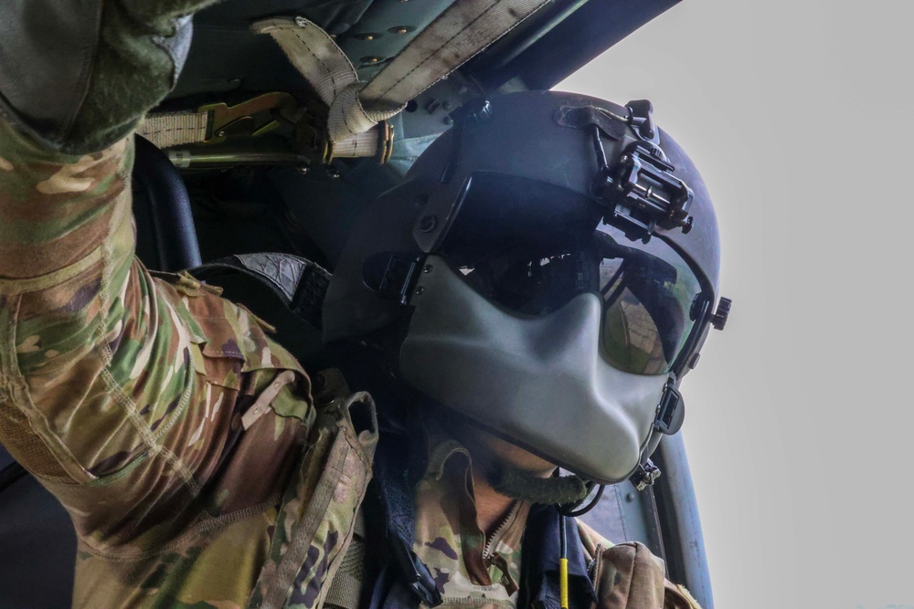 16th CAB Medical Evacuation (MEDEVAC) training with 2-2 SBCT in Sa Kaeo Province for Cobra Gold 2024