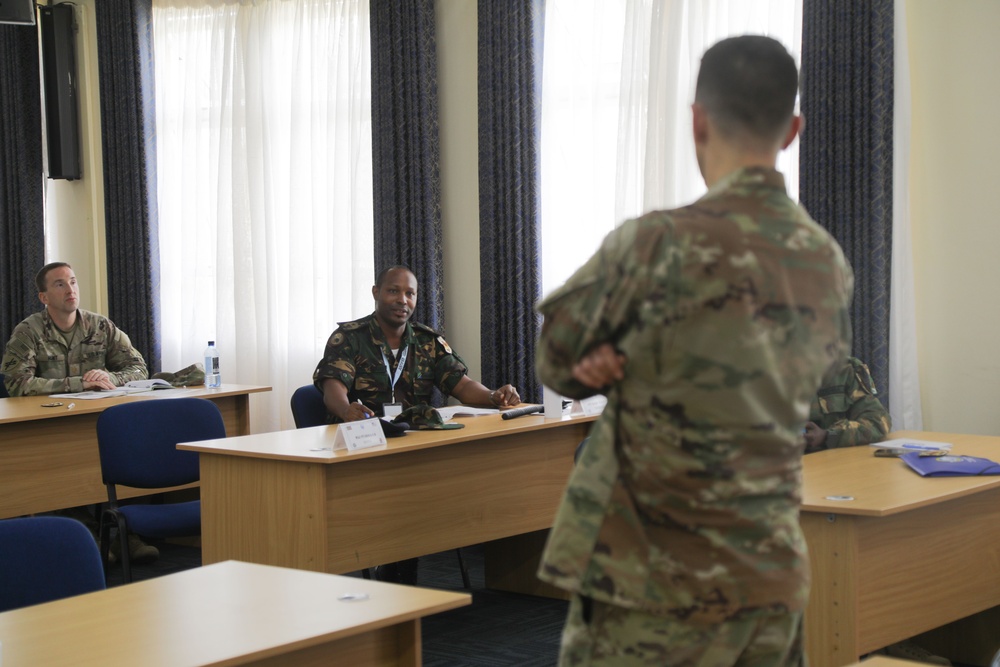 Massachusetts National Guard Soldiers speak at Women, Peace and Security during JA24