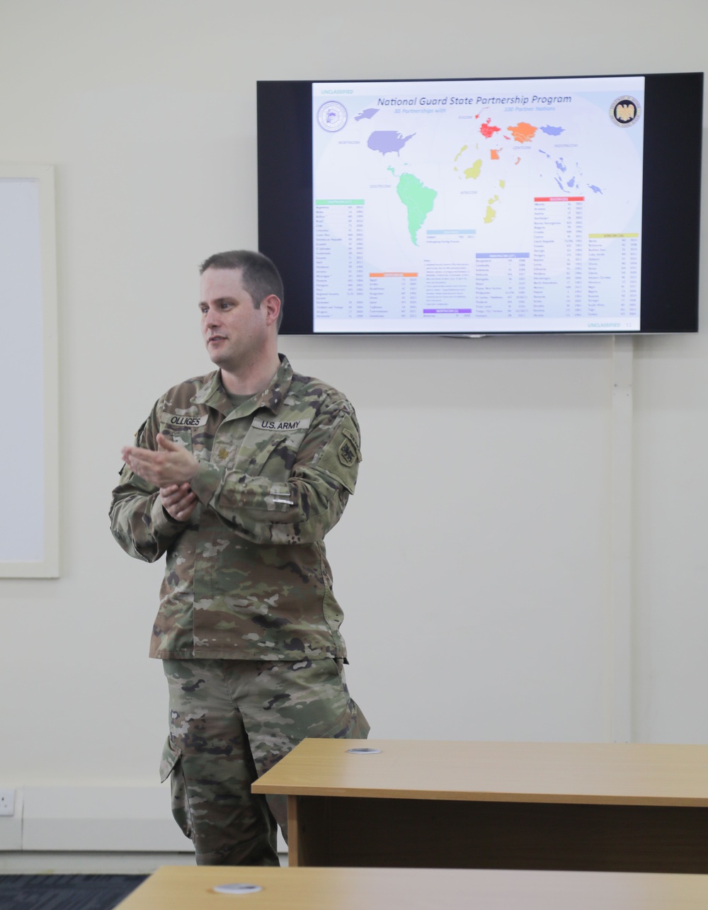 Massachusetts National Guard Soldiers speak at Women, Peace and Security during JA24