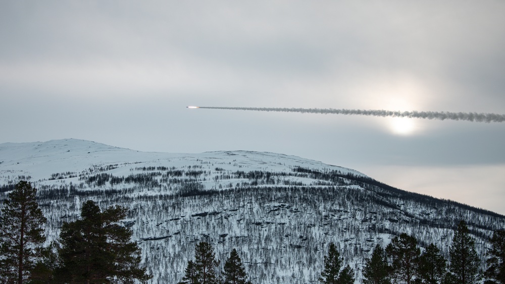 U.S. Marines of 2nd Battalion, 10th Marine Regiment train with HIMARS in Norway in preparation for Exercise Nordic Response 24