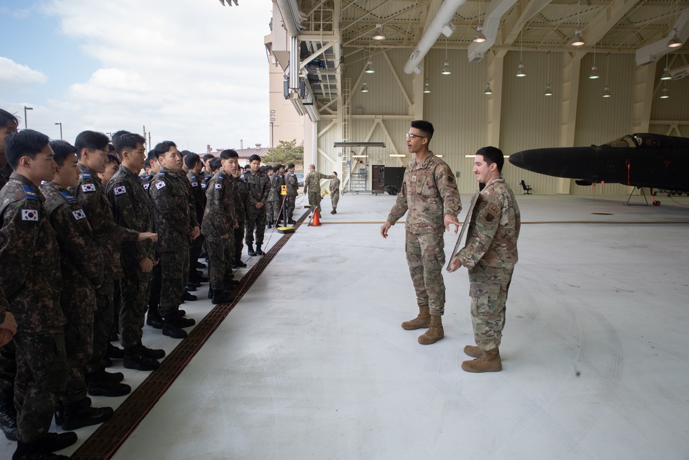 ROK Air Force Academy cadets visit Osan AB