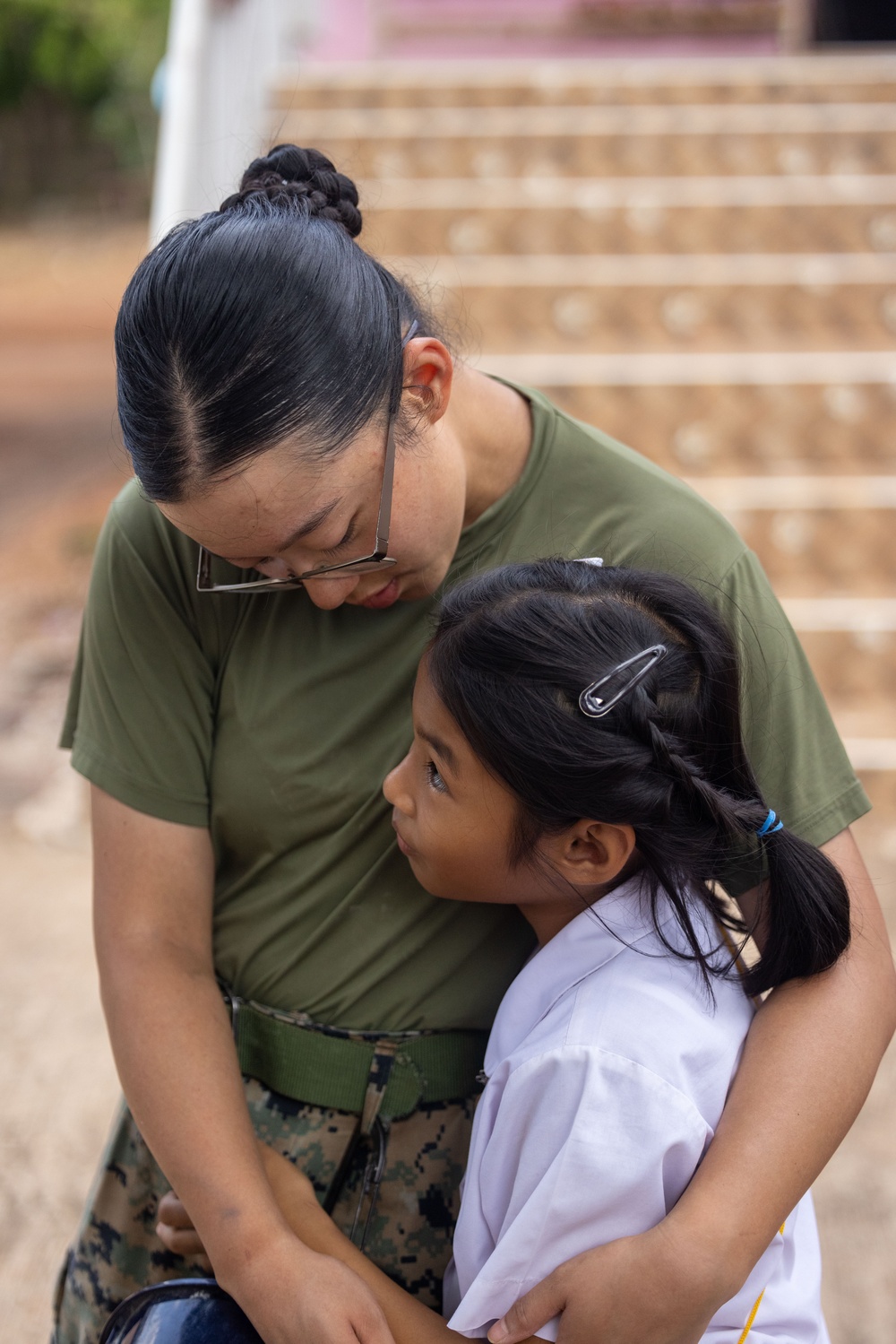 Cobra Gold 24; Marines with Marine Wing Support Squadron 171 begin electrical work at the Ban Prakaet School