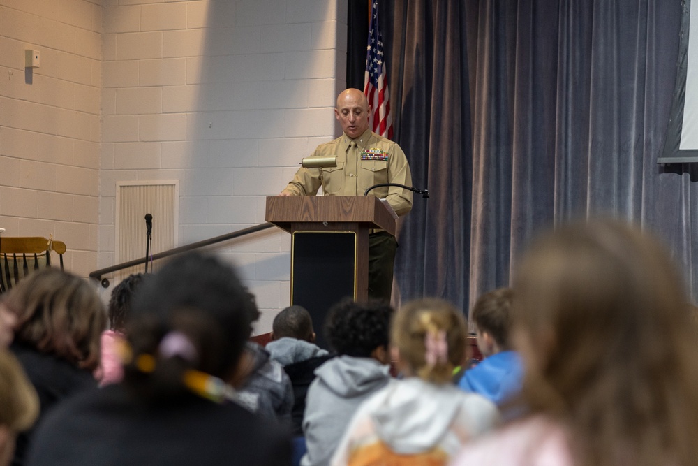 Headquarters and Service Battalion, 2nd MLG Participates in Reading Across America